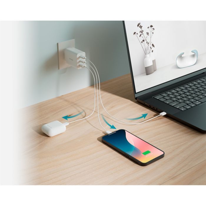 Зарядний пристрій D-Link DCP-651 65W GaN White (DCP-651)