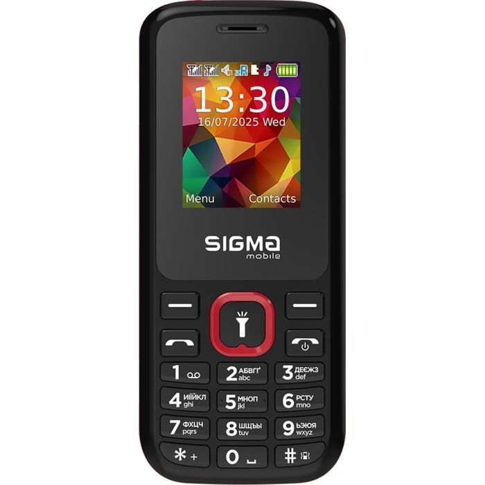 Мобільний телефон Sigma X-style 171 Mini Black Red