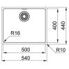 Мийка кухонна Franke Maris MRX 110-50 Нерж. матова (122.0598.741)