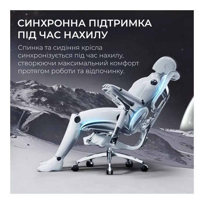 Офісне крісло Sihoo Doro S300 Mesh Light Grey (S300-M202)