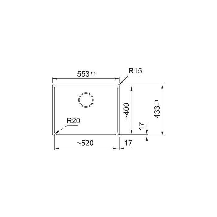 Мийка кухонна Franke Maris MRG 110-52 Сахара (125.0701.781)