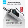 Батарея універсальна Anker 25000mAh 165W Silver (A1695H41)