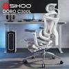 Офісне крісло з підставкою для ніг Sihoo DORO C300L Mesh White (DORO-C300L-A3-102-JT)
