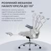 Офісне крісло з підставкою для ніг Sihoo DORO C300L Mesh White (DORO-C300L-A3-102-JT)