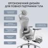 Офісне крісло з підставкою для ніг Sihoo DORO C300L Mesh White (DORO-C300L-A3-102-JT)