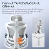 Офісне крісло з підставкою для ніг Sihoo DORO C300 Pro Mesh White (DORO-C300-PRO-M102-JT)