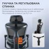 Офісне крісло з підставкою для ніг Sihoo DORO C300 Pro Mesh Black (DORO-C300-PRO-M101-JT)