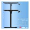 Геймерський стіл Sihoo D05 Walnut Black (D05-104/D05-107)