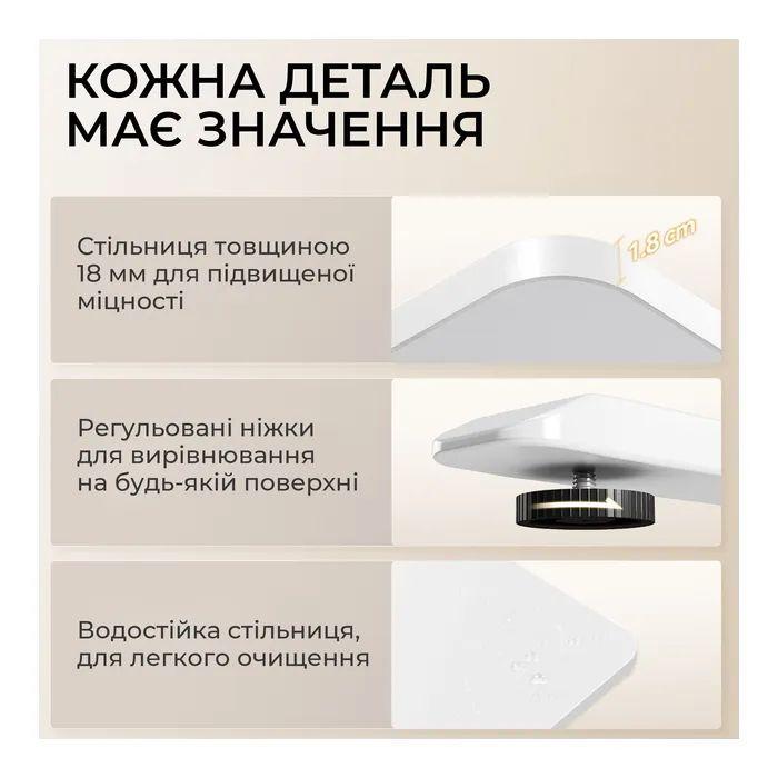 Геймерський стіл Sihoo D03 White (D03-106/D03-107)