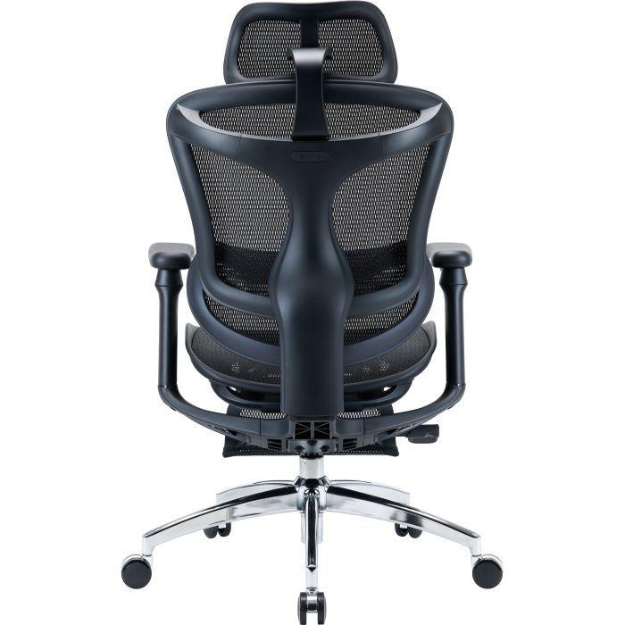 Офісне крісло з підставкою для ніг Sihoo DORO C300L Mesh Black (DORO-C300L-A3-101-JT)