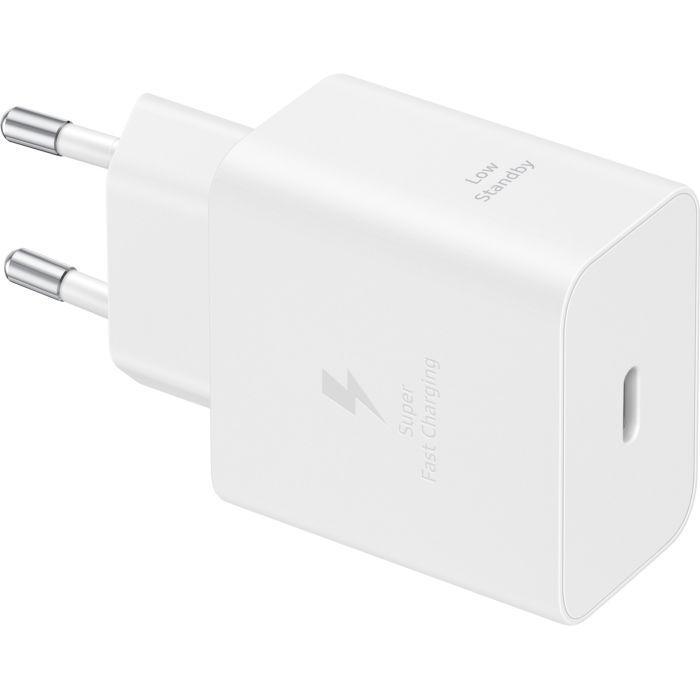 Зарядний пристрій Samsung USB-C 45W + cable USB-C to USB-C White (EP-T4511XWEGEU)