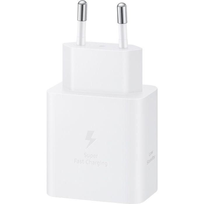 Зарядний пристрій Samsung USB-C 45W + cable USB-C to USB-C White (EP-T4511XWEGEU)