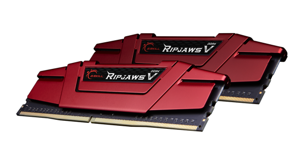 Модуль пам'яті для комп'ютера DDR4 32GB (2x16GB) 2666 MHz G.Skill Ripjaws V Red (F4-2666C19D-32GVR)