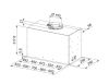 Витяжка кухонна Franke Box Flush Basic FBFE LG A70 (305.0729.553)