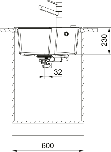 Мийка кухонна Franke Urban UBG 610-56 Чорний (114.0701.787)