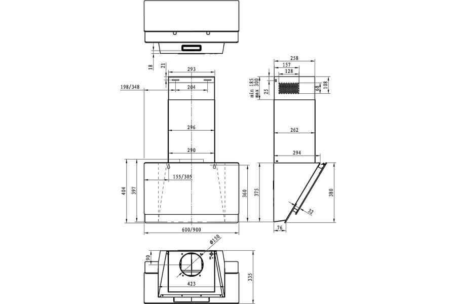Витяжка кухонна Gorenje WHI649B21S