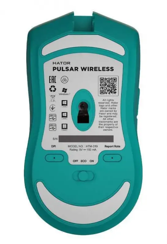 Мишка Hator Pulsar Wireless Mint (HTM-319)