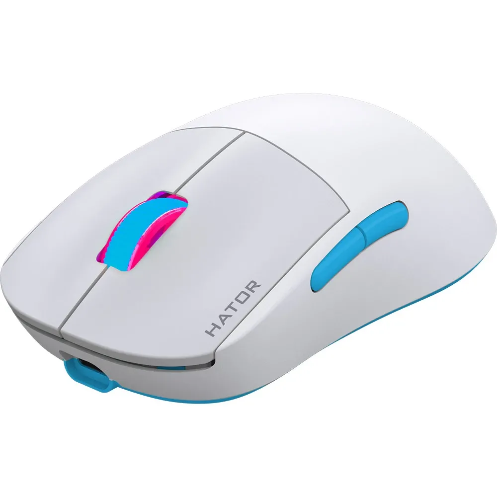 Мишка Hator Quasar 2 Pro Wireless White Cyan (HTM561WC)
