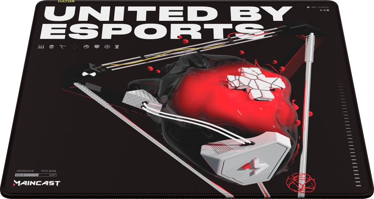 Килимок для мишки Hator Tonn eSport L Maincast Edition (HTP-033)