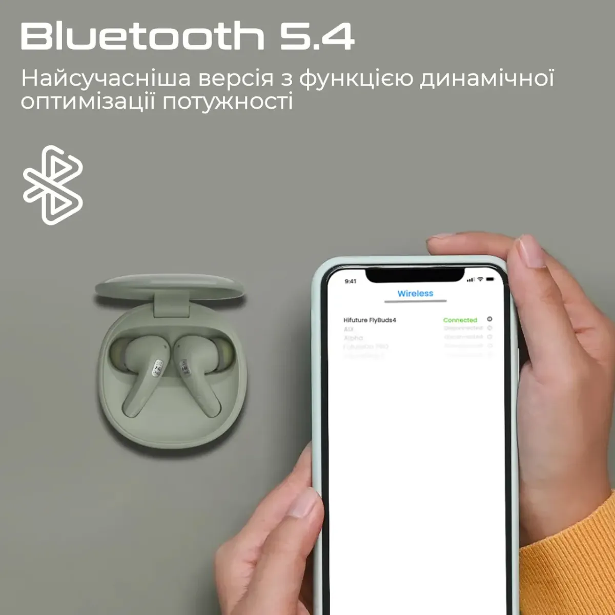 Навушники HiFuture FlyBuds4 Black