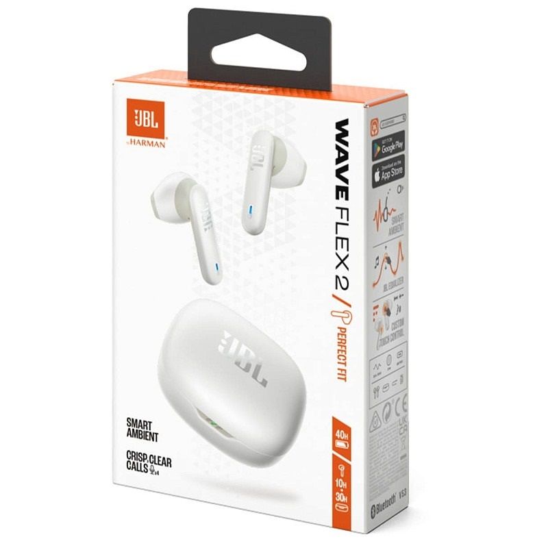 Навушники JBL Wave Flex 2 White