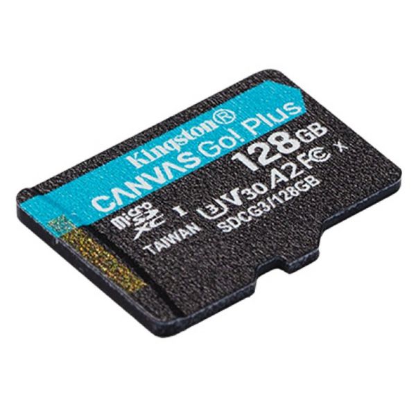 Карта пам'яті microSDXC Kingston Canvas Go Plus 128GB C10 UHS-I U3 A2 (SDCG3/128GBSP)
