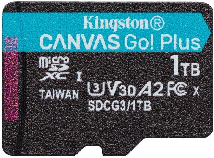 Карта пам'яті microSDXC Kingston Canvas Go! Plus 1TB UHS-I U3 A2 Class 10 (SDCG3/1TBSP)