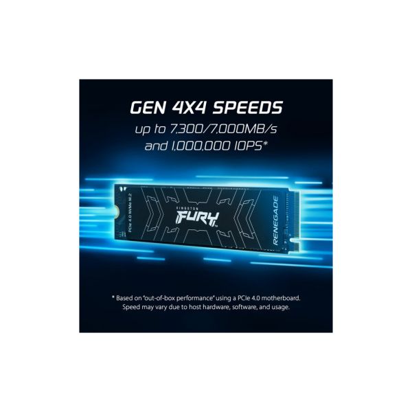 Накопичувач SSD Kingston Fury Renegade 1TB M.2 2280 (SFYRS/1000G)