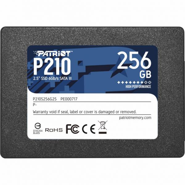 Накопитель SSD Patriot P210 256GB (P210S256G25)