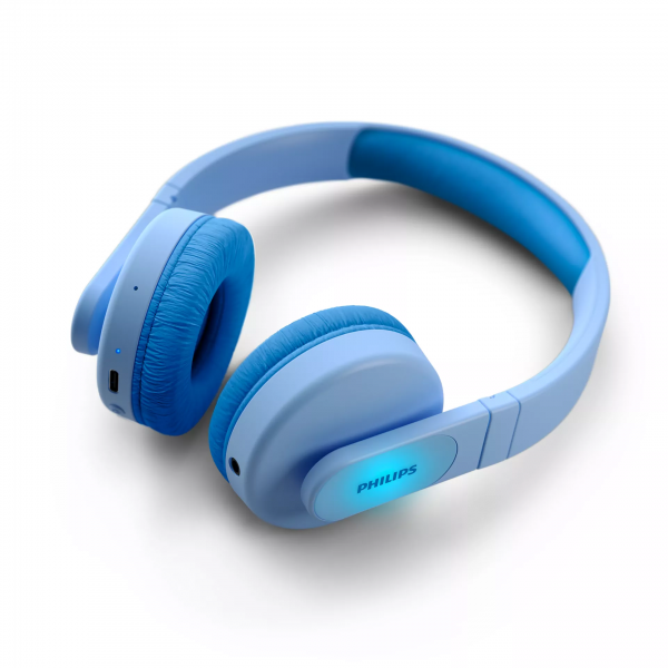 Навушники Philips Kids TAK4206 On-ear Colored light panels Wireless Blue