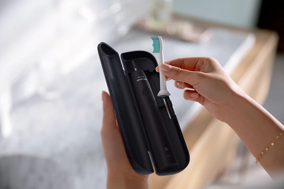 Електрична зубна щітка Philips Sonicare Gemini 3100 Black (HX3673/14)