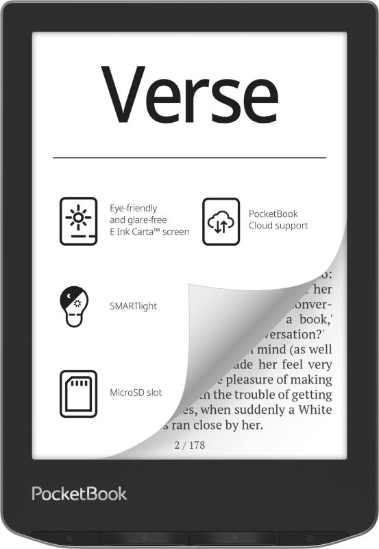 Електронна книга PocketBook 629 Verse Mist Grey