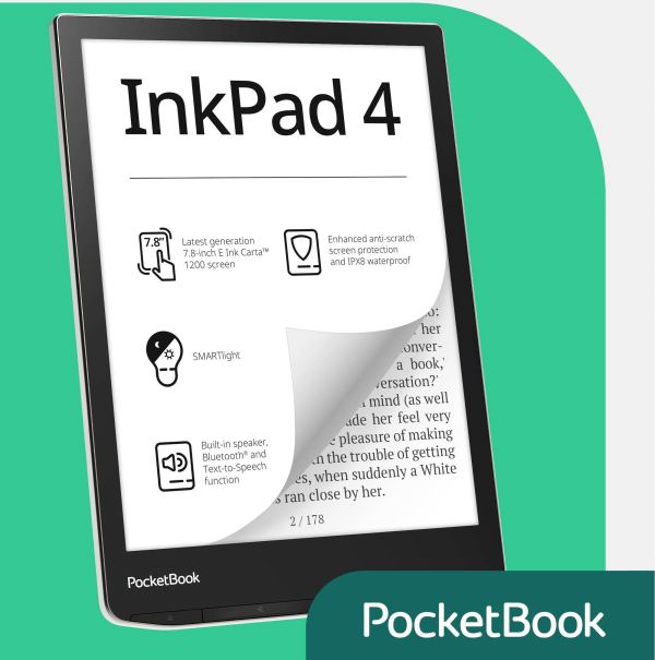 Электронная книга Pocketbook 743G InkPad 4 Sturdust Silver