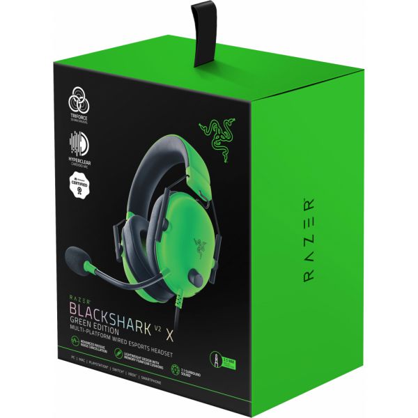 Гарнитура игровая Razer BlackShark V2 X Green (RZ04-03240600-R3M1)