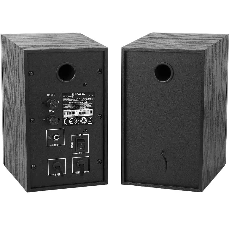 Акустична система REAL-EL S-420 Black