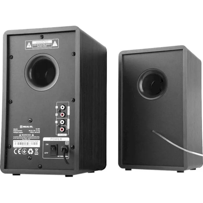 Акустична система REAL-EL S-450 Black