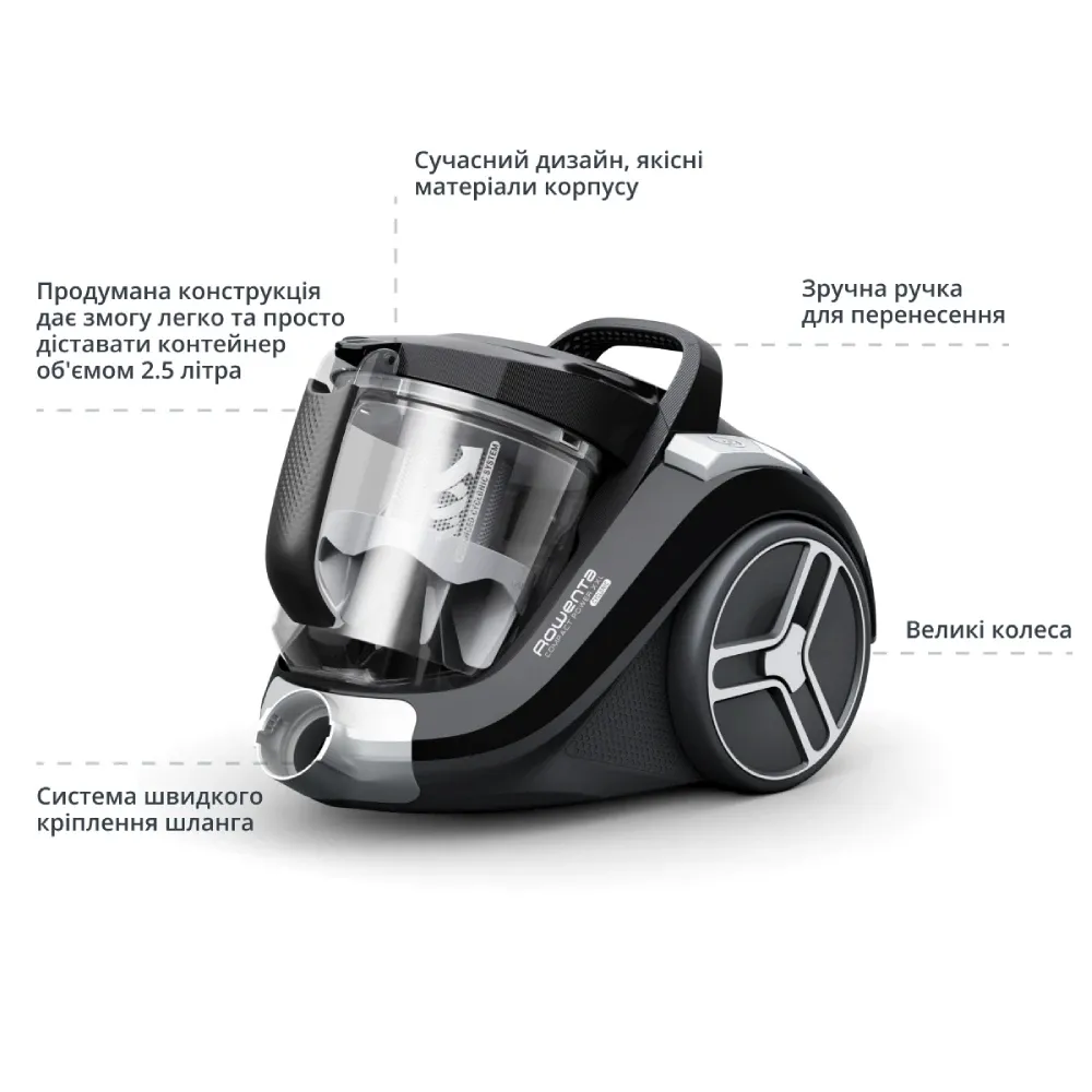 Пилосос Rowenta Compact Power XXL Classic Plus Kit (RO4B25EA)