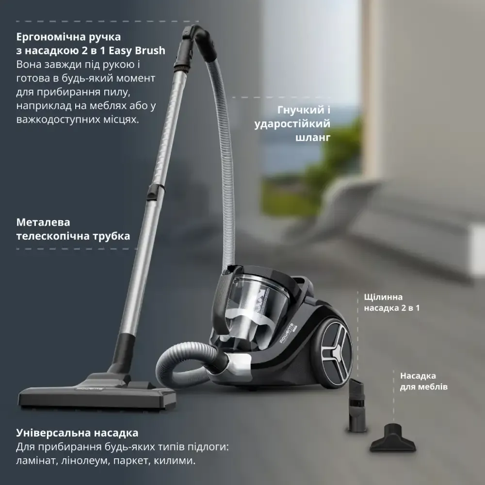 Пилосос Rowenta Compact Power XXL Classic Plus Kit (RO4B25EA)