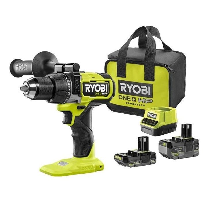 Шуруповерт Ryobi ONE+ HP RPD18X-242S 18V 1х2Ah, 1х4Ah (5133005283)