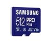 Карта пам'яті microSDXC Samsung Pro Plus 512GB UHS-I U3 V30 A2 Class 10 + SD (MB-MD512SA/EU)