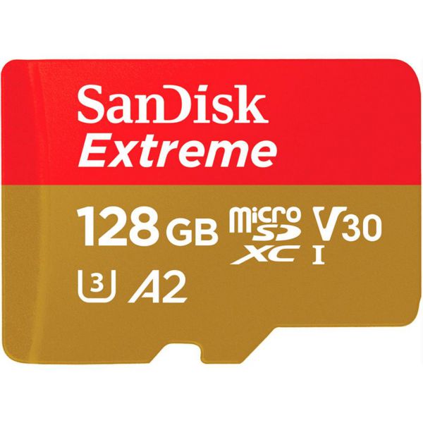Карта памяти microSDXC SanDisk Extreme Mobile Gaming 128GB C10 UHS-I U3 V30 A2 (SDSQXA1-128G-GN6GN)