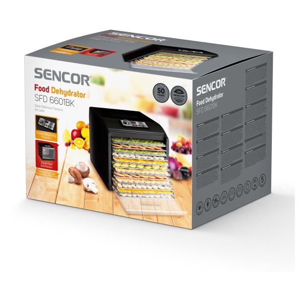 Сушарка для продуктів Sencor SFD 6601BK