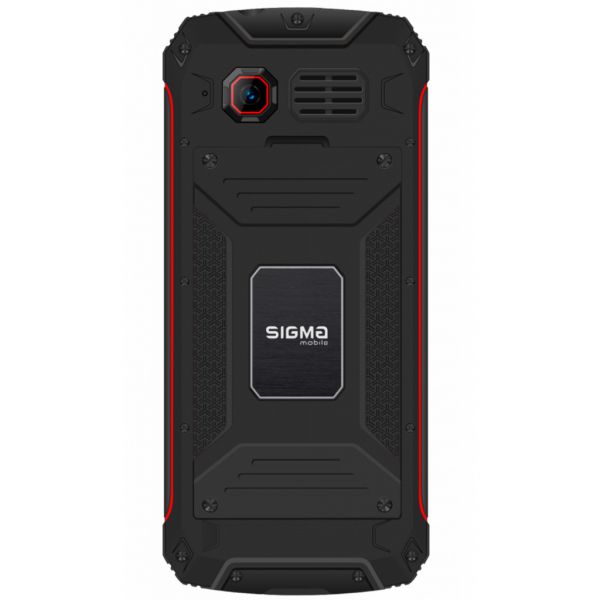 Мобільний телефон Sigma X-treme PR68 Black Red