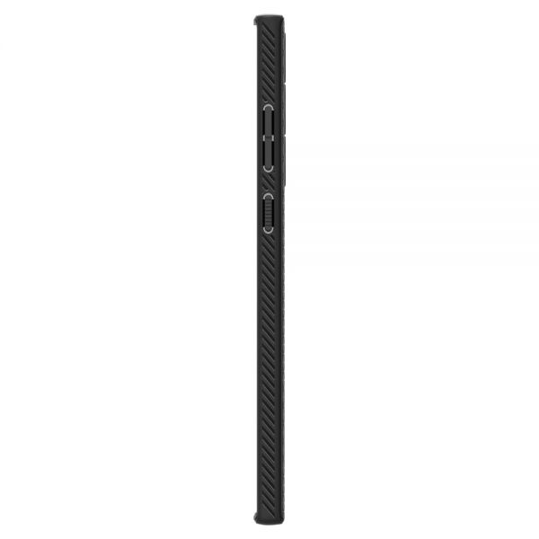 Чохол Spigen до Samsung Galaxy S22 Ultra Liquid Air Matte Black (ACS03915)