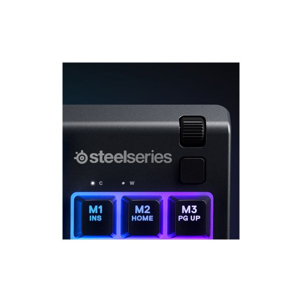 Клавіатура SteelSeries Apex 3 TKL UA USB Black (64831)