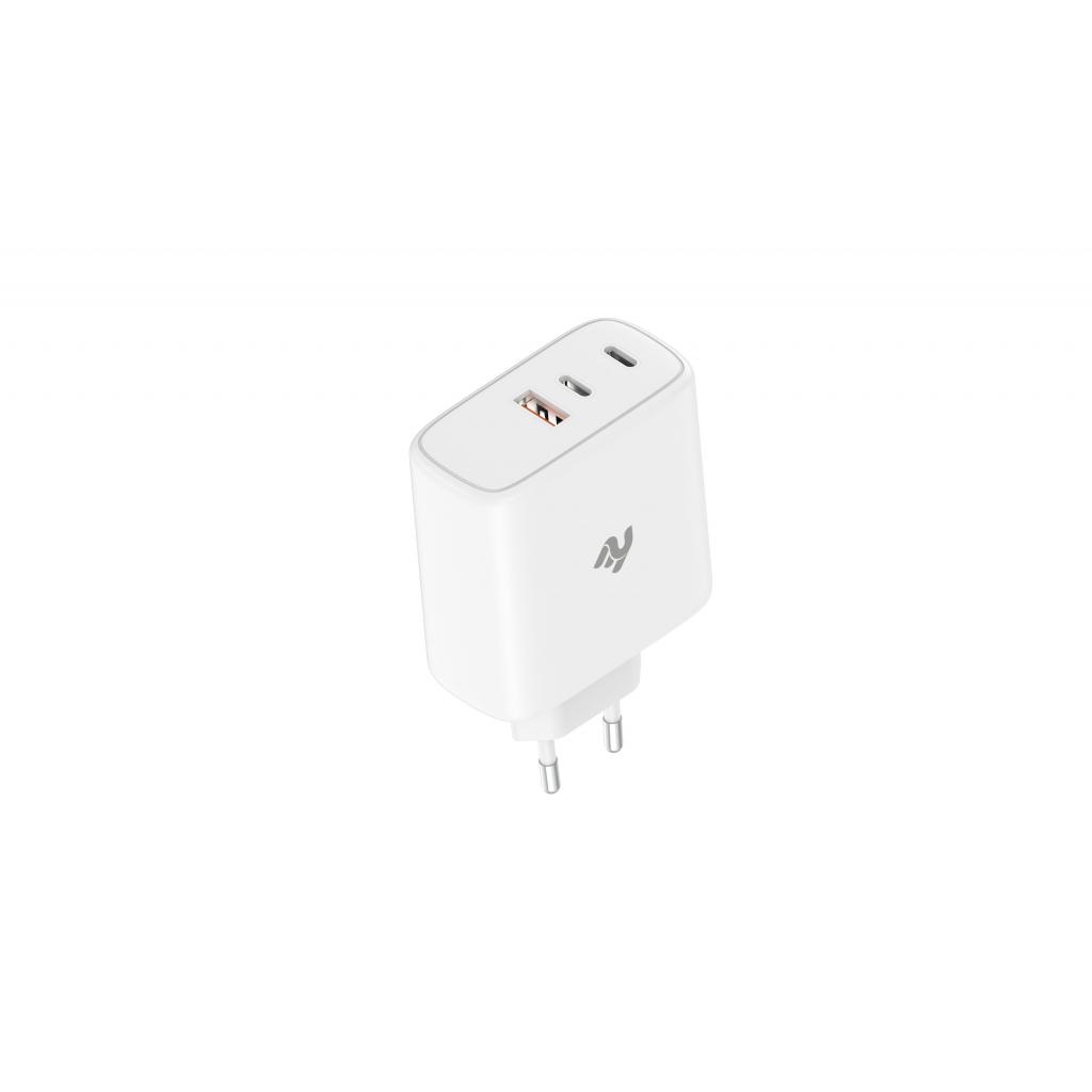 Зарядний пристрій 2E USB-C Wall Charger 65W GaN (2E-WC3USB65W-W)