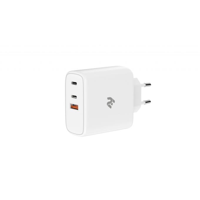 Зарядний пристрій 2E USB-C Wall Charger 65W GaN (2E-WC3USB65W-W)