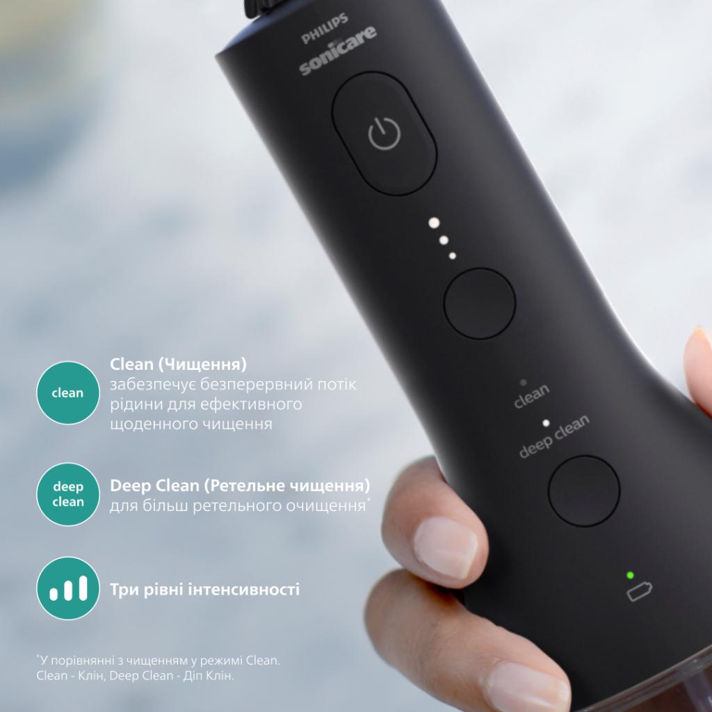 Іригатор Philips Sonicare Cordless Power Flosser 3000 Black (HX3826/33)