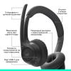 Гарнітура Logitech Zone 300 Wireless Graphite (981-001407)