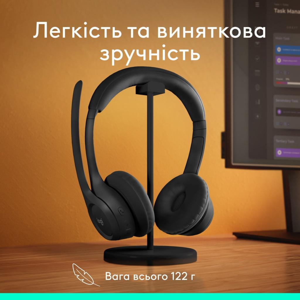 Гарнітура Logitech Zone 300 Wireless Graphite (981-001407)